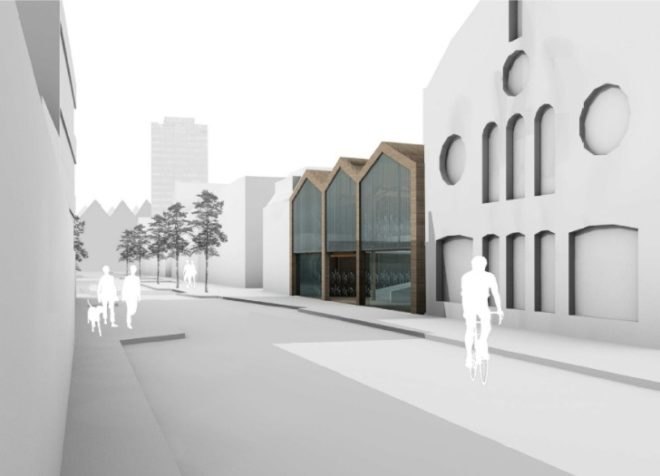 Fietsenpakhuis, Nunc Architecten, bike parking, bicycle warehouse, zaanstad, the netherlands,