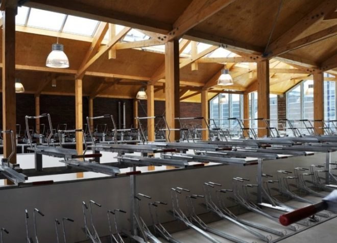 Fietsenpakhuis, Nunc Architecten, bike parking, bicycle warehouse, zaanstad, the netherlands,