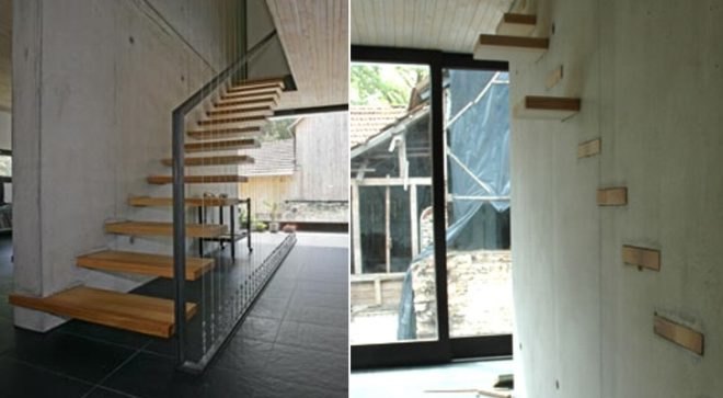 Modern interior design,German green home, Bruno Blesch, Haus Köhler, German farm house renovation, green renovation, green farmhouse, eco home, passive solar, slate facade, slate roof design, traditional contemporary home design