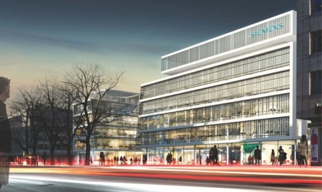 pedestrian-friendly, mixed use development, Siemens Headquarters, Munich, Germany, energy efficiency, eco-friendly, sustainable, Henning Larsen, green design, eco-design, sustainable design