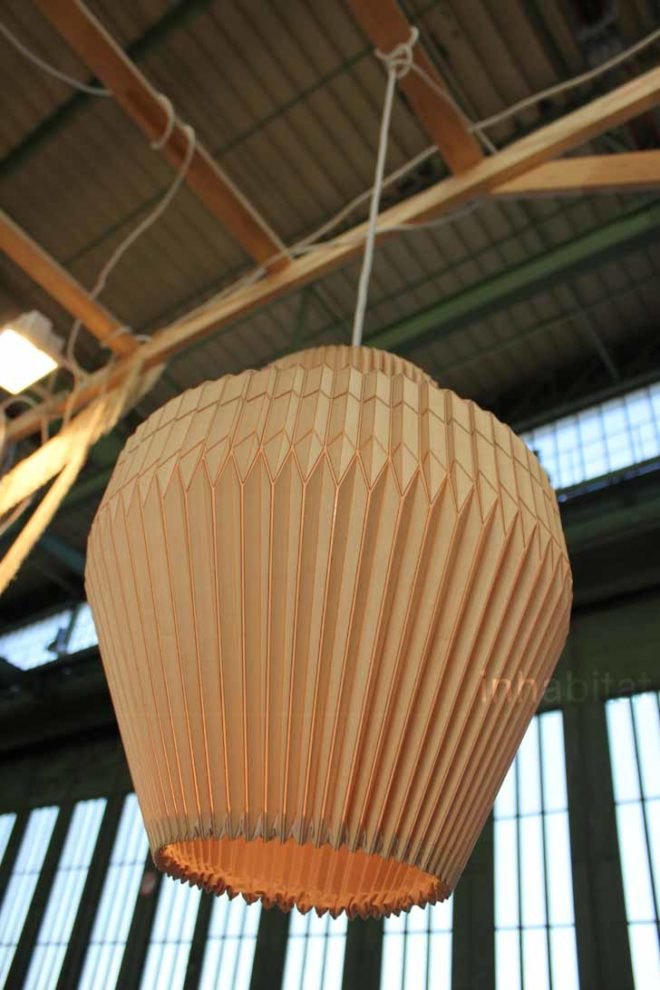 , green lighting, wood lamps, lighting fixtures, eco lighting fixtures, green lamps, pendant lamps, wood pendant lamps, miss maple lamp, accordion lamp