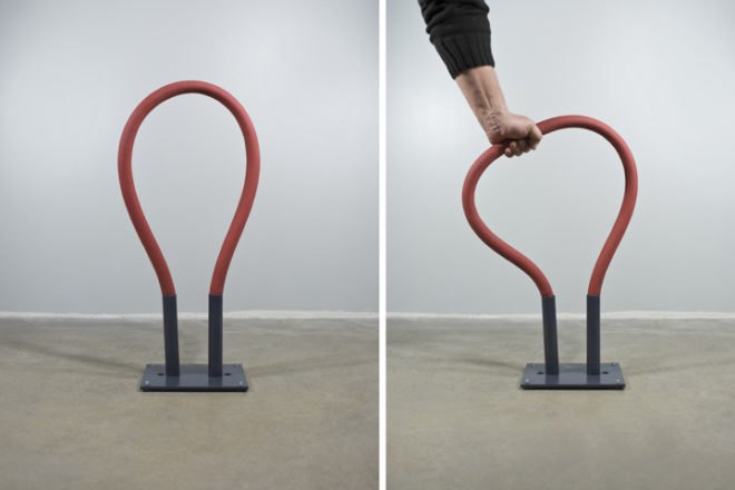green design, eco design, sustainable design, bike rack, Keha3, Tulip Fun Fun, Grazz, flexible bike rack, bike safety, Estonia
