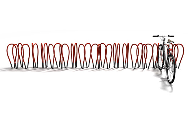 green design, eco design, sustainable design, bike rack, Keha3, Tulip Fun Fun, Grazz, flexible bike rack, bike safety, Estonia