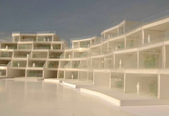 Milanofiori Housing Complex, OBR, greenhouse, solar passive design, gardens, milan, apartment complex