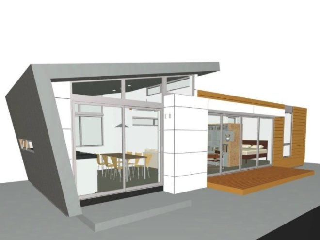 Modern Living Showhouse, Ecofabulous, piecehomes, onebuild, prefab, prefab house, eBay auction, dwell on design
