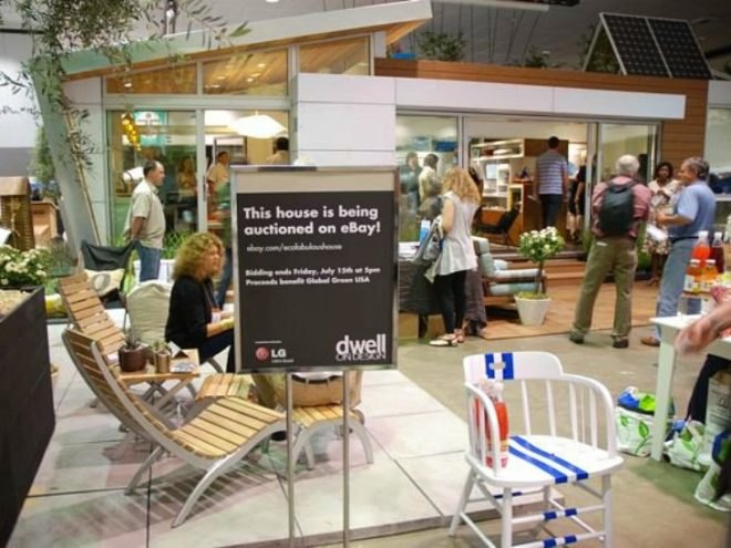 Modern Living Showhouse, Ecofabulous, piecehomes, onebuild, prefab, prefab house, eBay auction, dwell on design