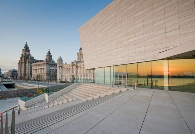 museum of liverpool, liverpool, eco museum, trigeneration, chp, 3xn, uk