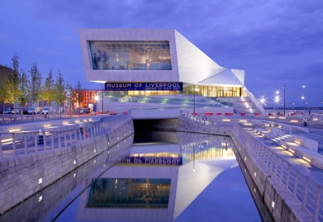 museum of liverpool, liverpool, eco museum, trigeneration, chp, 3xn, uk