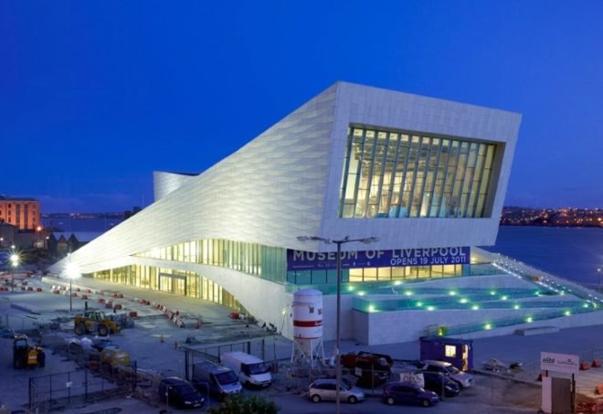 museum of liverpool, liverpool, eco museum, trigeneration, chp, 3xn, uk