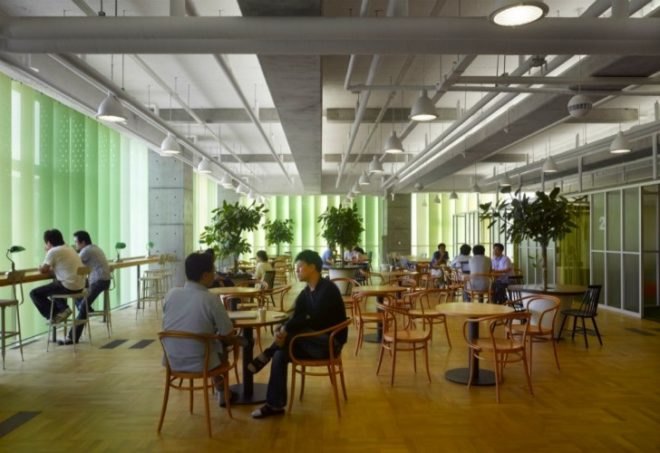 NHN Green Factory, NBBJ, louvers, korea, high performance facade, daylighting