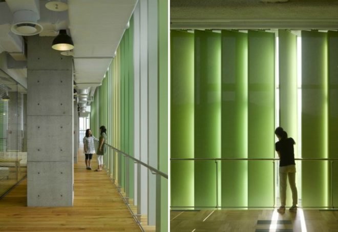 NHN Green Factory, NBBJ, louvers, korea, high performance facade, daylighting