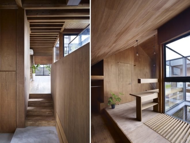 Katsutoshi Sasaki, eco house, house courtyard, green building, Japanese green building, Japan eco house, natural cooling,site appropriate design, Small Japanese house,