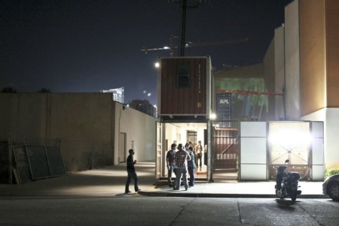 The Periscope Project, cargotecture, shipping containers, gallery space, exhibition space, art studios, san diego