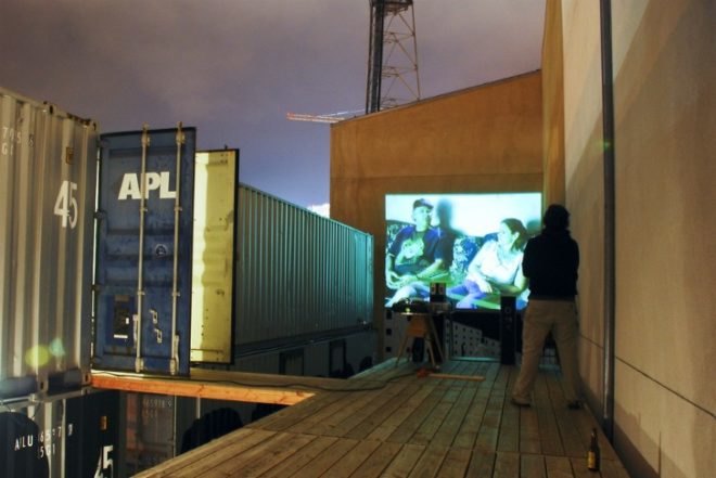 The Periscope Project, cargotecture, shipping containers, gallery space, exhibition space, art studios, san diego
