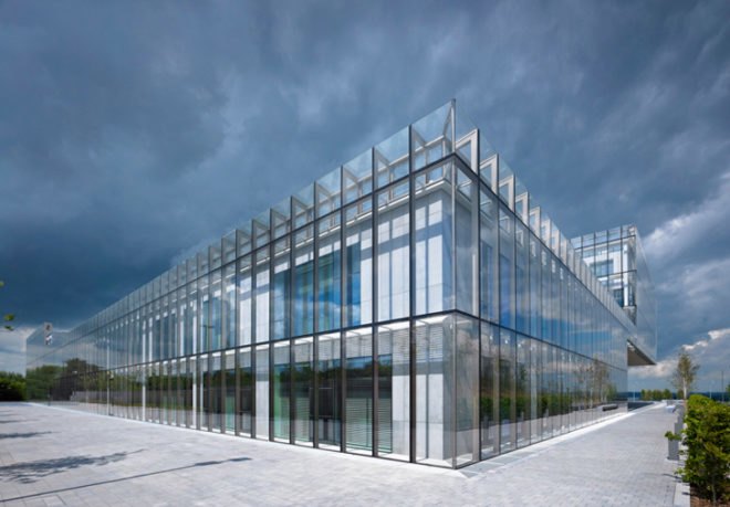 green design, eco design, sustainable design, double skin of glass, Robin Lee Architects, Wexford County Council Headquarters, Ireland, Irish Blue Limestone, Greywater recycling, Evacuated solar tubes, biomass boiler, energy saving architecture, sustainable architecture