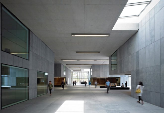 green design, eco design, sustainable design, double skin of glass, Robin Lee Architects, Wexford County Council Headquarters, Ireland, Irish Blue Limestone, Greywater recycling, Evacuated solar tubes, biomass boiler, energy saving architecture, sustainable architecture