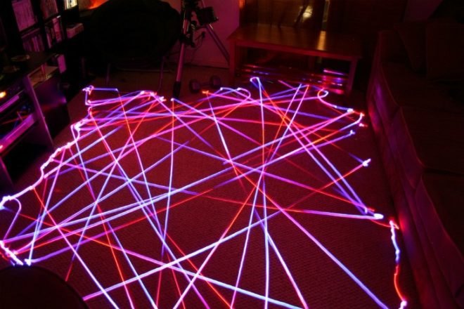 Roomba LED Light Art, Roomba, led lights, eco art, robot art, light painting, robot vacuum