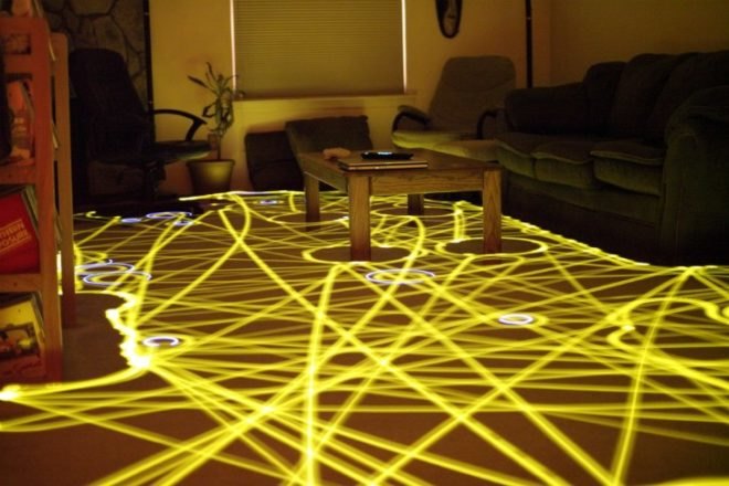 Roomba LED Light Art, Roomba, led lights, eco art, robot art, light painting, robot vacuum