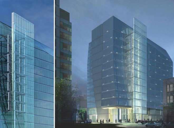 Living Machine, Bay Area green building, ARUP SF, KMD, double glazing facade, natural cooling, eco office tower, green office tower, LEED Platinum office, office VAWT, office building solar array, San Francisco green office, SFPUC Headquarters, low carbon footprint cement,