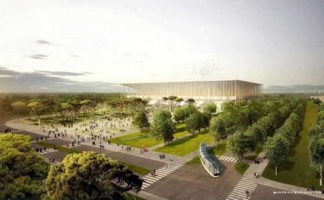 Stade de Bordeaux. Herzog de Meuron, bordeaux, stadium, solar power, france