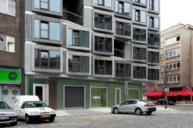 Tenament House, Prague, DaM, social housing, daylighting, natural ventilation, green building, sustainable architecture