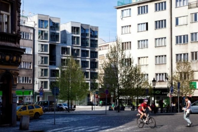 Tenament House, Prague, DaM, social housing, daylighting, natural ventilation, green building, sustainable architecture