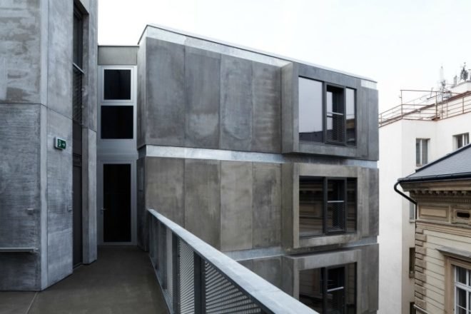 Tenament House, Prague, DaM, social housing, daylighting, natural ventilation, green building, sustainable architecture