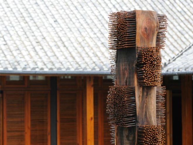 The Water House, Lixiaodong Atelier, lijiang, china, local materials, eco residence, stone house