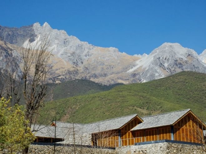 The Water House, Lixiaodong Atelier, lijiang, china, local materials, eco residence, stone house