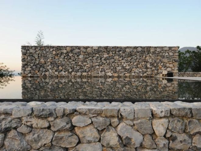 The Water House, Lixiaodong Atelier, lijiang, china, local materials, eco residence, stone house