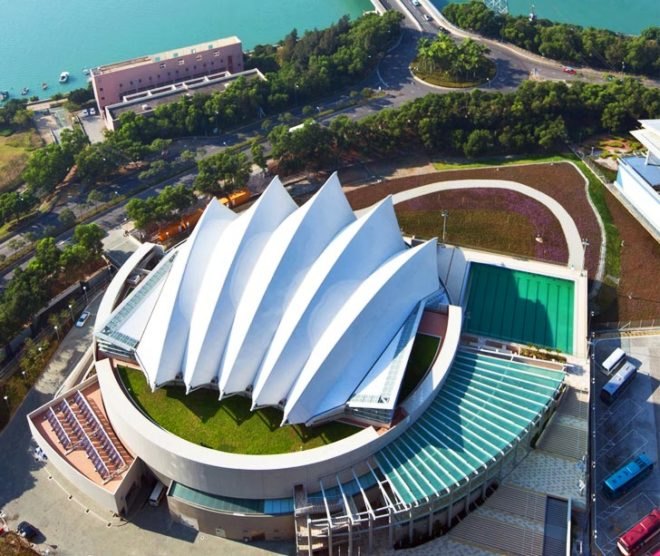 tung chung swimming pool, tung chung hong kong, eco swimming pool design, climatic-responsive swimming pool, tung chung climate responsive swimming pool, ronald lu and partners swimming pool
