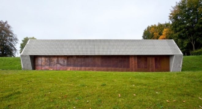 green roof, green building, basel, Berrel Berrel Krautler, eco-design, sustainable design, green design, switzerland, water reservoir, urban park, renovation, infrastructure