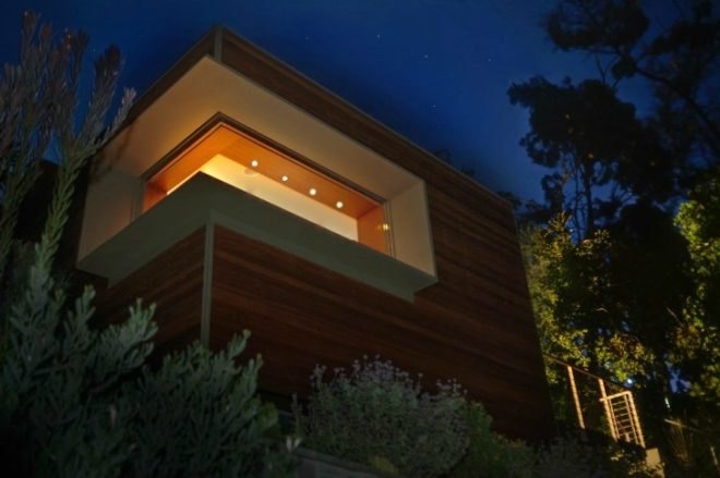 Writer's Studio, Bertram Architects, Green oak writer's studio, los angeles, small space living, home office, studio