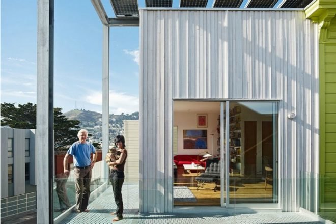 Xiao-Yen House, Craig Steely Architecture, San Francisco, victorian renovation, green renovation, solar power, green roof
