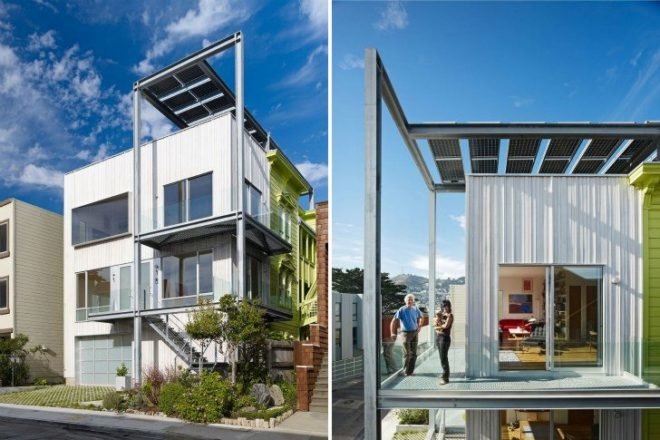 Xiao-Yen House, Craig Steely Architecture, San Francisco, victorian renovation, green renovation, solar power, green roof