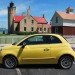 Fiat 500, test drive, Laura K. Cowan, Old Mackinac Point Lighthouse, city car, green transportation, alternative transportation, green automotive design