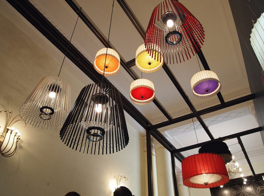 japan design, traditional crafts, lighting design, wagasas, japanese design, sustainable design, green design, hiyoshi, kotaro nishibori, sustainable interiors, green lighting, washi lamps