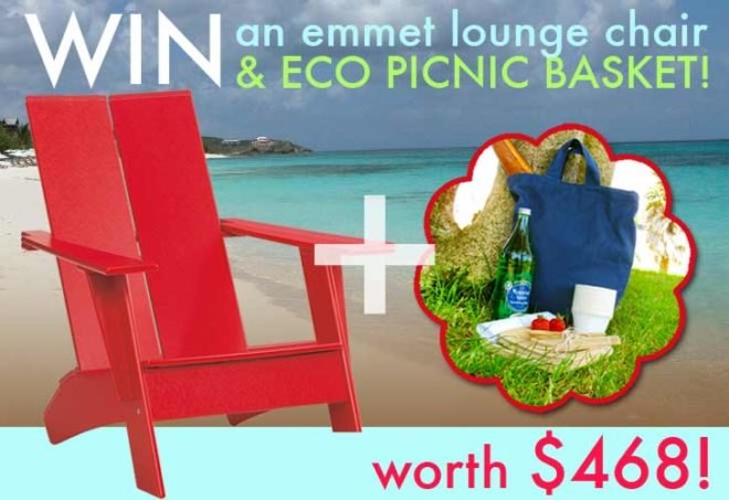 giveaway, emmet lounge chair, branch picnic set, eco friendly chair, eco friendly picnic set, eco friendly outdoor furniture, eco chair, eco lounge chair, green chair, sustainable chair, sustainable picnic set, eco picnic, picnic kit, compostable picnic kit, eco picnic set, sustainable picnic, sustainable lounge chair, sustainable outdoor furniture, sustainable outdoor chair