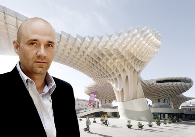 Metropol Parasol, J mayer h, jurgen mayer, jurgen mayer h, juergen mayer h, Juergen Mayer, j mayer h architects, the world's largest wooden structure, wooden structures, wood buildings, wood architecture, german architects, german architecture, Spanish architecture, spain architecture, Jill Fehrenbacher, inhabitat interviews, inhabitat video, inhabitat video interview, sustainable architecture, green architecture, iconic architecture, modern icons in architecture, Erich Mendelsohn, modern architecture, museums, green museums, spain musuems, seville tourist destinations, seville tourist sites, roman ruins, roman ruins museums, digital modeling technology, architecture modeling technology, Seville Cathedral, Post-modernism, Deconstructivism