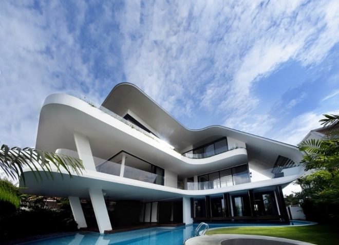 Aamer Architects, Daylighting, eco design, Green Building, green design, green roof, naturally ventilated, Ninety7, Siglap Hill, Singapore, sustainable design