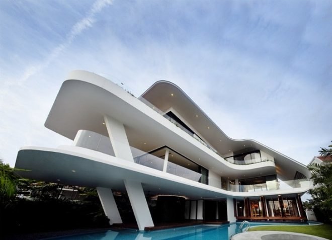 Aamer Architects, Daylighting, eco design, Green Building, green design, green roof, naturally ventilated, Ninety7, Siglap Hill, Singapore, sustainable design