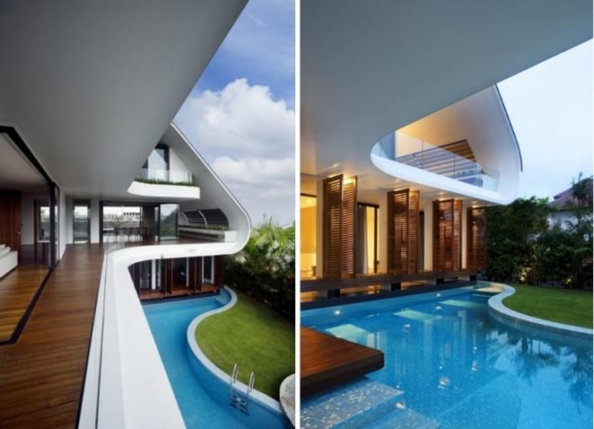 Aamer Architects, Daylighting, eco design, Green Building, green design, green roof, naturally ventilated, Ninety7, Siglap Hill, Singapore, sustainable design