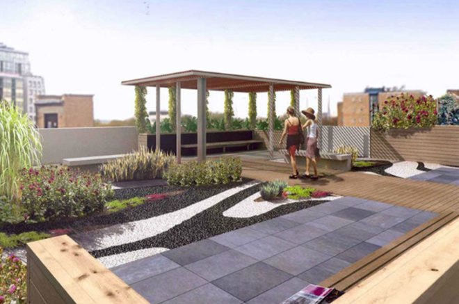 roof garden, green roof, planted roof, gillespies, london green roof, paddington walk, paddington, green design, eco design, sustainable design, green architecture, eco architecture