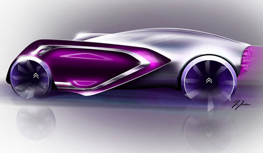 Citroen Egoiste concept, Egoiste EV, electric concept car, concept car, EV, electric car, electric vehicle, Citroen EV, Ian Kettle, green automotive design, green transportation, alternative transportation
