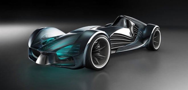 Marco Sweston, Touch Effect, concept car, concept car muscles, electric vehicle, electric car, green transportation, alternative transportation, green automotive design, green race car, track racer