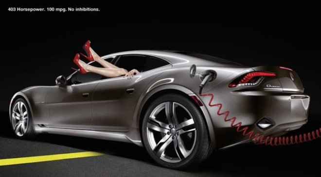 Fisker Karma, electric car, electric sports car, electric vehicle, EV, range-extended EV, green automotive design, alternative transportation, green transportation, Leonardo DiCaprio