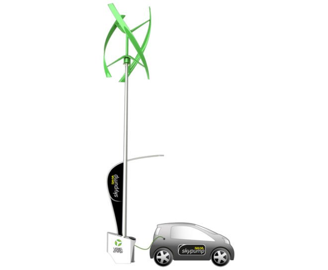green design, eco design, sustainable design, Urban Green Energy, GE Energy Industrial Solutions, Sanya Skypump, GE WattStation, Solar power, UGE Sanya Streetlamp, Electric vehicle charging station, wind power