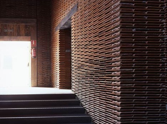 Warehouse 8B is An Avant Garde Office Made From Recycled Roof Shingles