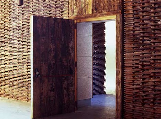 Warehouse 8B is An Avant Garde Office Made From Recycled Roof Shingles