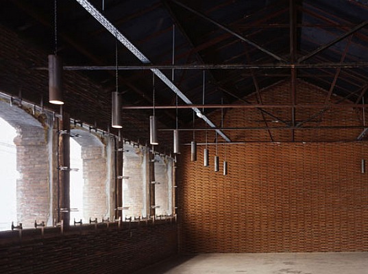 Warehouse 8B is An Avant Garde Office Made From Recycled Roof Shingles